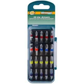 Brudermannesmann Bit-Set im Koffer - 20-teilig