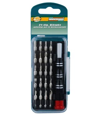 Brüder Mannesmann Precisie bitset (21 dlg) in cassette