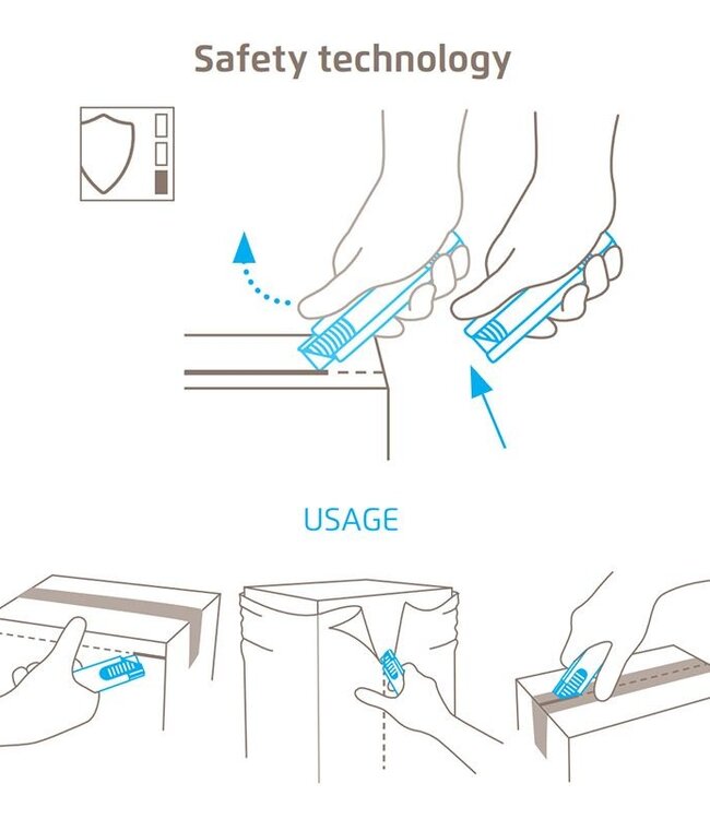 Snijmes - Handmes - Snijdiepte 8,5 mm