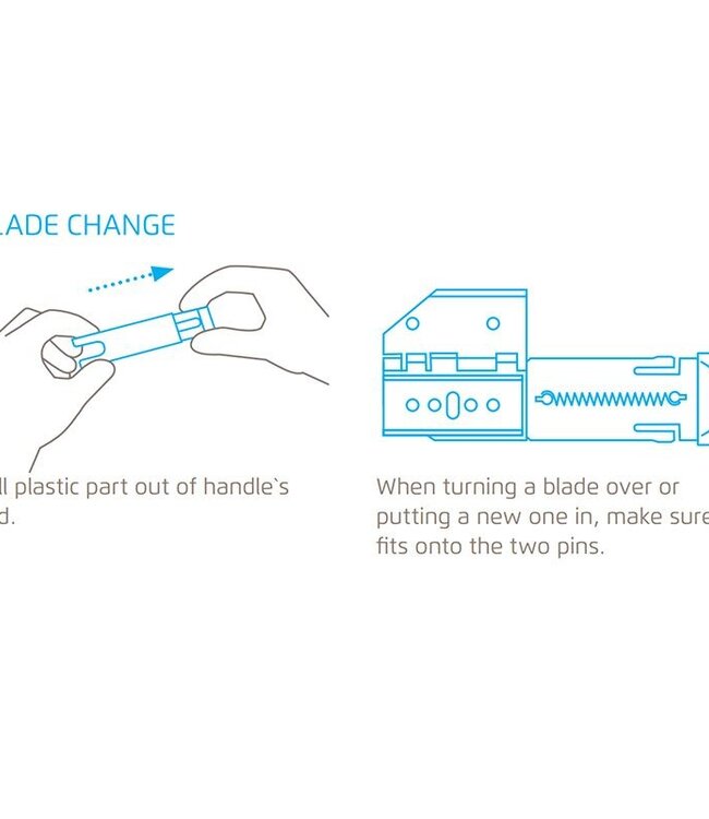 Snijmes - Handmes - Snijdiepte 8,5 mm