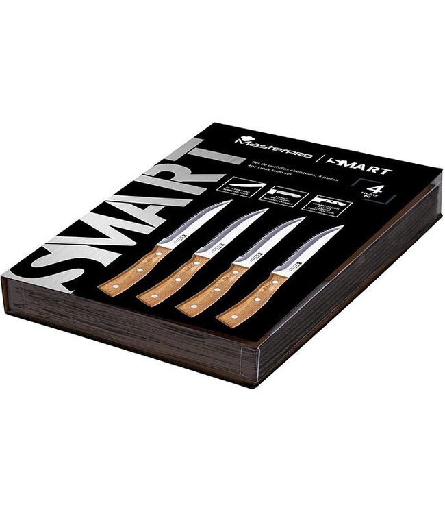 Masterpro Steakmessenset Smart - 4 stuks