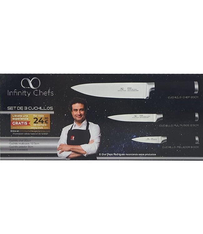Infinity Chefs Messenset - 3 delig