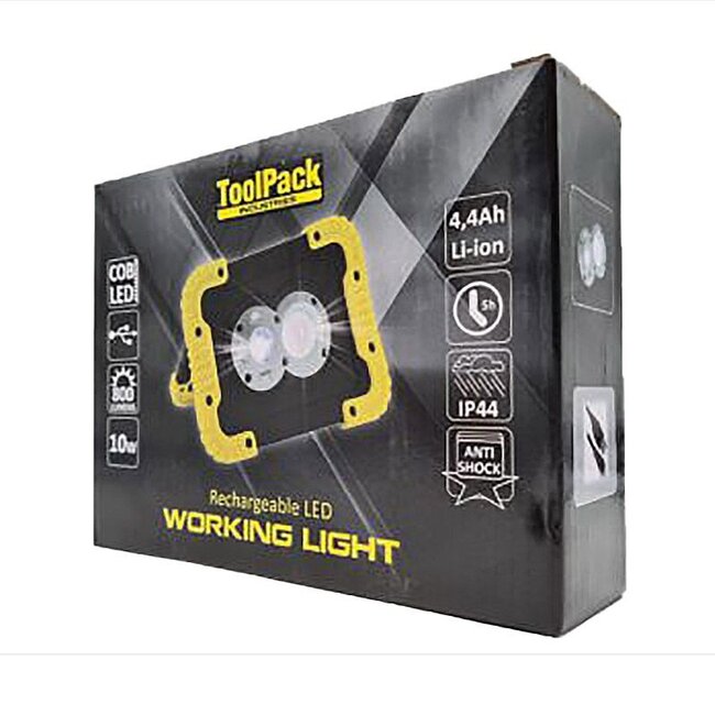 ToolPack Bern Kompakte LED-Arbeitsleuchte - Über USB aufladbar