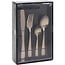 Excellent Houseware 16-Piece Stainless Steel Cutlery Set - Matt Gold Tone