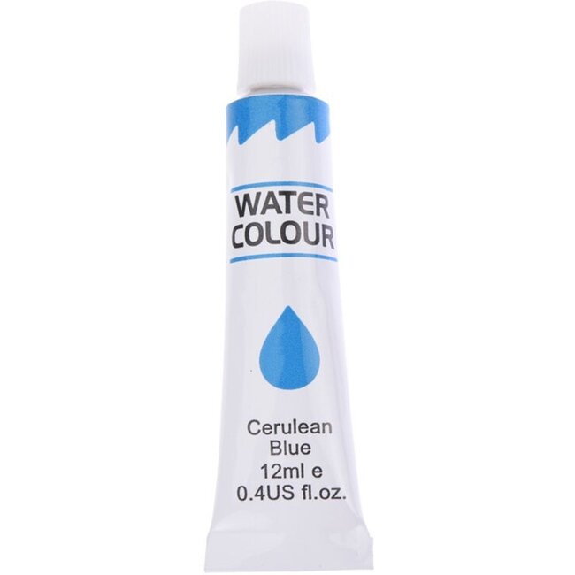 Artist Watercolor paint in various colors 12 ml - 12 tubes