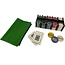 Poker set 200 poker chips - including cards, poker mat and dealer, big blind and small blind