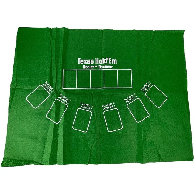 Poker set 200 poker chips - including cards, poker mat and dealer, big blind and small blind