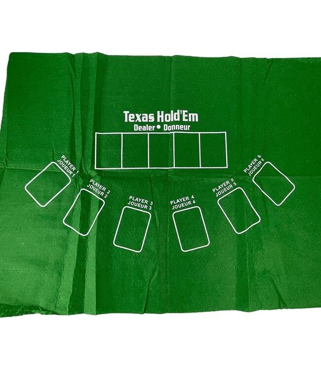 Pokerset 200 pokerchips - inclusief kaarten, pokermat en dealer, big blind en small blind