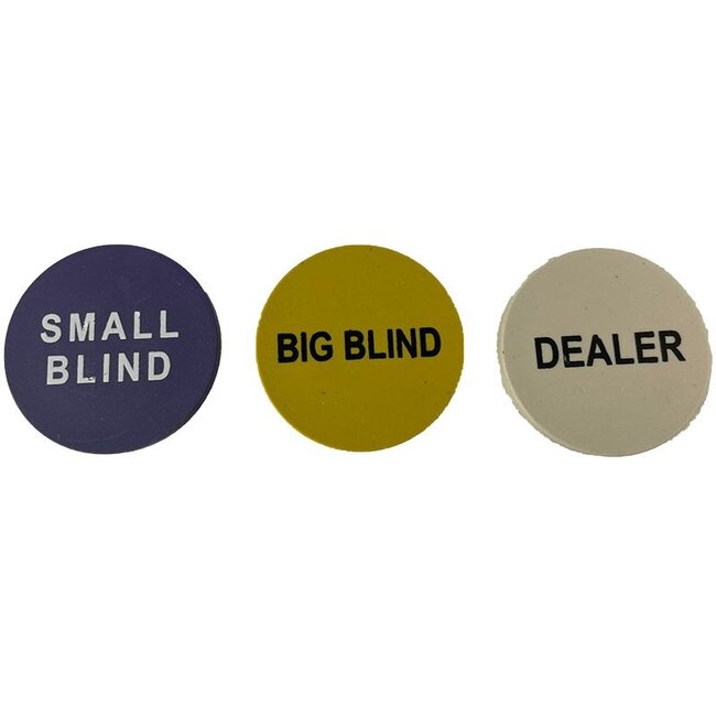 Pokerset 200 pokerchips - inclusief kaarten, pokermat en dealer, big blind en small blind
