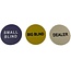 Pokerset 200 pokerchips - inclusief kaarten, pokermat en dealer, big blind en small blind