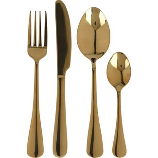 Excellent Houseware Besteckset - 16-teilig - Gold