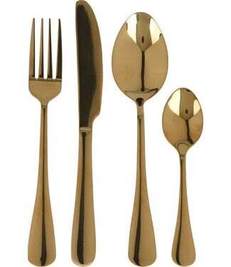 Excellent Houseware Bestekset 16-dlg - goud