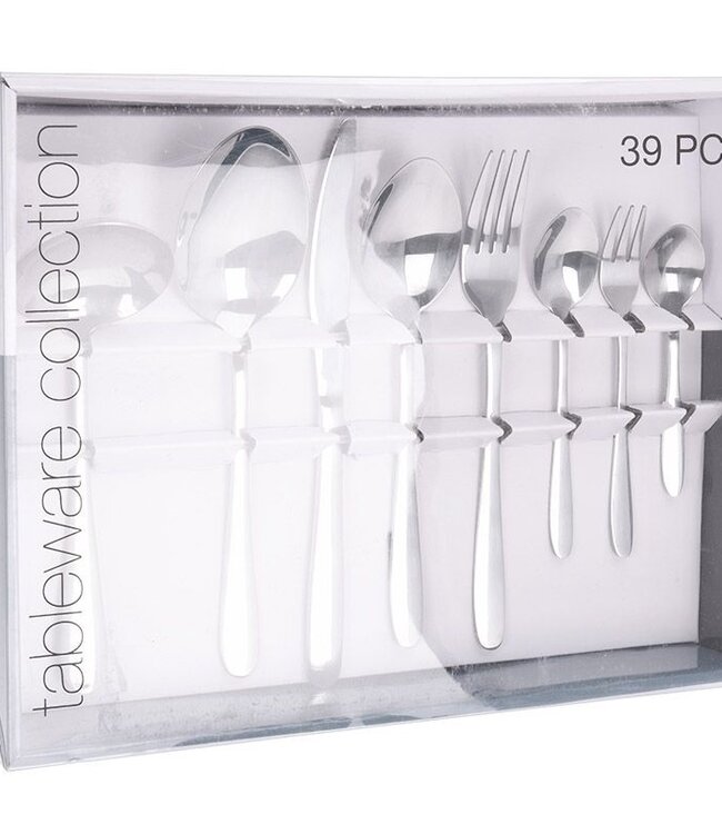 Bestekset 39-delig - RVS