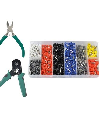 Brudermannesmann Brüder Mannesmann Krimptang - incl. 1200 Hulzen en Zijsnijtang