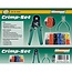 Brüder Mannesmann Crimping pliers - incl. 1200 sleeves and side cutting pliers