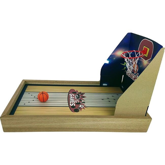 Gifts@Home 4-in-1-Tischspiel - Fußball, Basketball, Tischtennis und Bowling