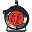 FXcontrol Kabelhaspel 15 meter - 4 Voudig - IP20 - 3 x 1.5mm2