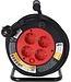 Kabelhaspel 15 meter - 4 Voudig - IP20 - 3 x 1.5mm2
