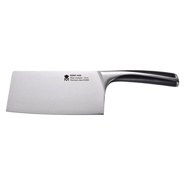 Bergner Masterpro Elegance Hackmesser aus Edelstahl - 17 cm