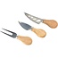 Excellent Houseware Kaasmesjes - set van 3 stuks