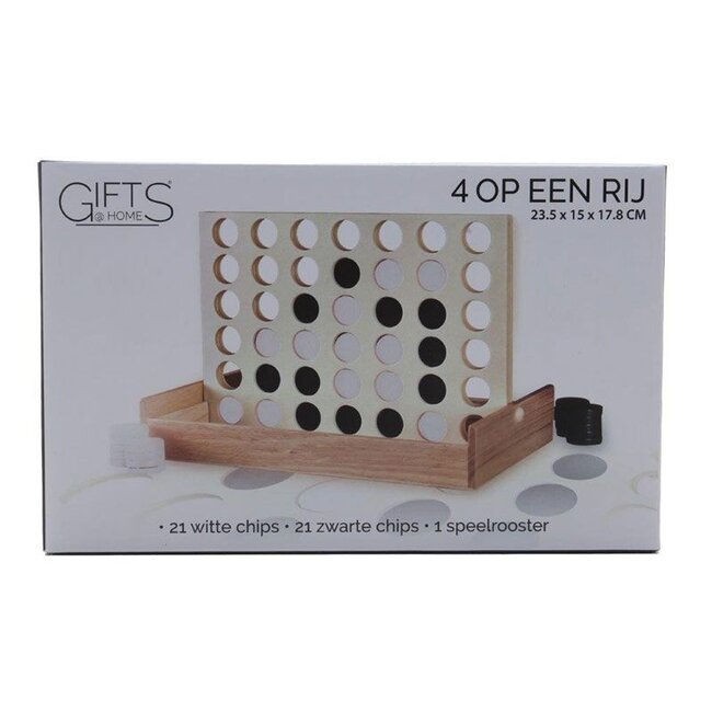 Gifts@Home Vier gewinnt Reisespiel aus Holz