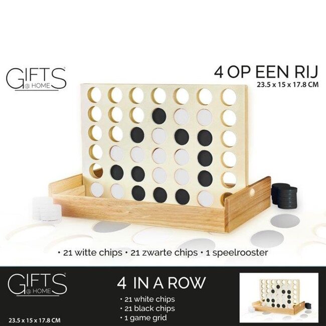 Gifts@Home Vier gewinnt Reisespiel aus Holz