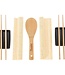 Sushi Set - Bamboe + Keramiek - voor 2 personen