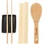 Excellent Houseware Sushi-Set aus Bambus und Keramik - Für 2 Personen