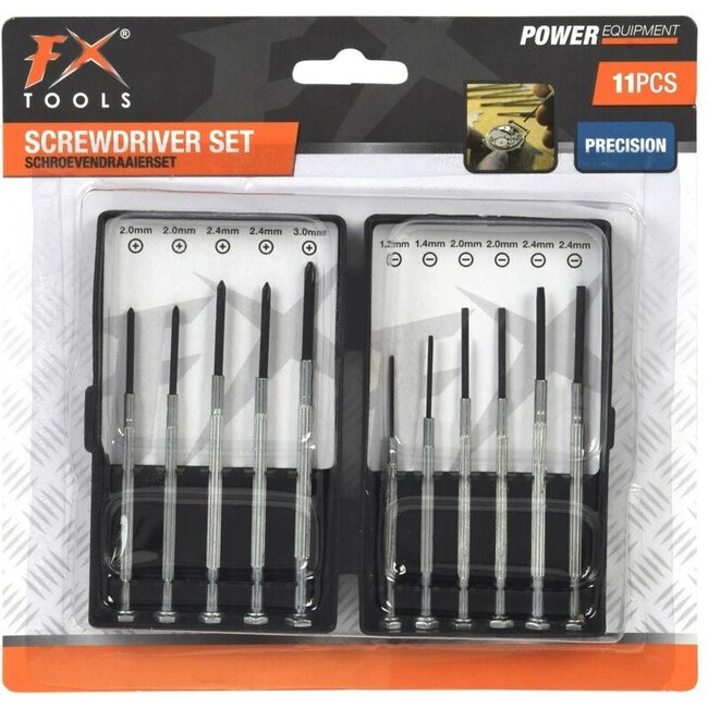 FX Tools Precision Screwdriver Set - 11 pieces