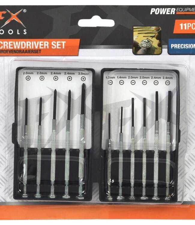Precisie Schroevendraaierset - 11 stuks