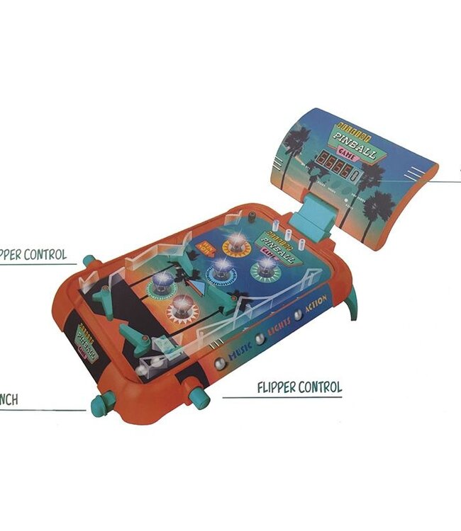 Flipperkast - Pinball Machine - 53x26 cm - Tafelmodel