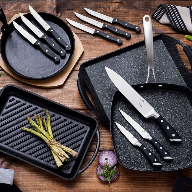 Bergner Infinity Chefs Vita Knife Set - stainless steel