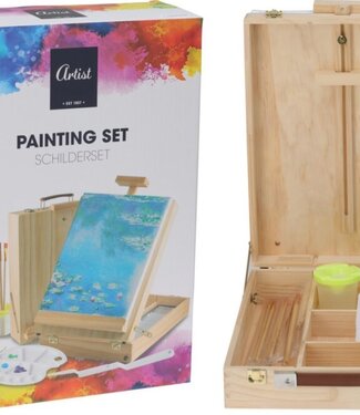 Schildersezel - Schilderkoffer gevuld - 36-delig