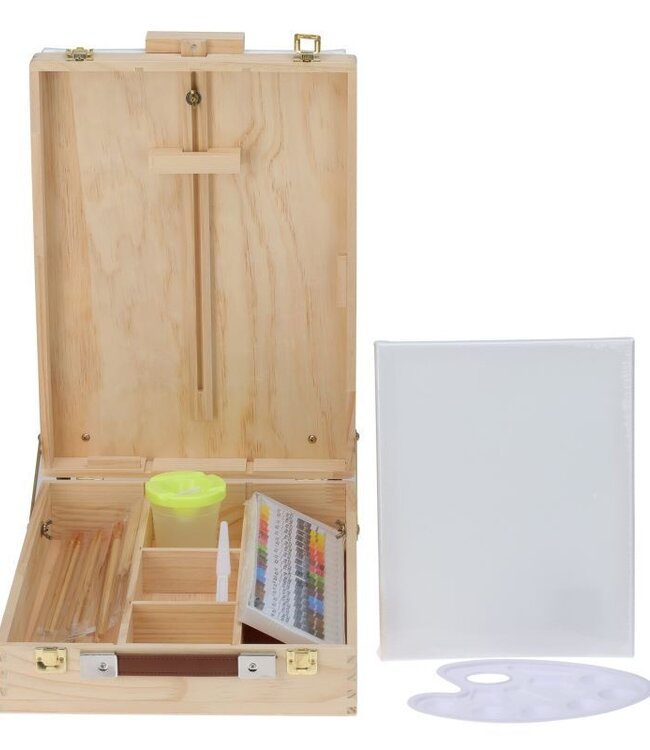 Schildersezel - Schilderkoffer gevuld - 36-delig