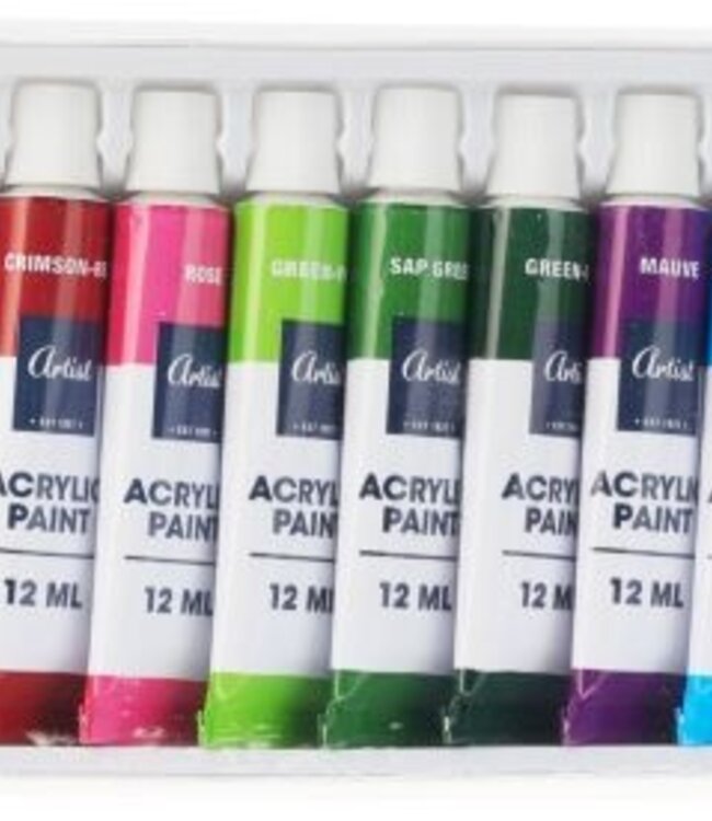 Schildersezel - Schilderkoffer gevuld - 36-delig