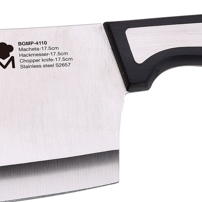 Bergner Masterpro Sharp Edelstahl-Hackmesser - 17,5 cm