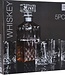Whiskeyset - karaf met 4 glazen - budgetline