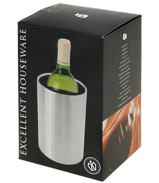 Excellent Houseware RVS Dubbelwandige wijnkoeler