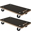 2 Meubelrollers - Verhuistrolley - 250 kg - 59 x 29 cm