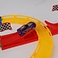 Car track playset with launcher and 4 cars