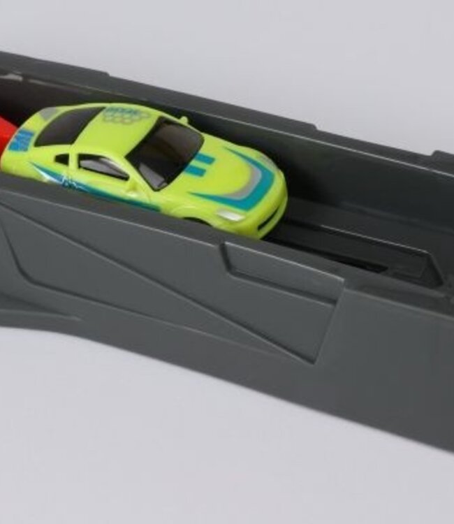 Speelset Autobaan met Lanceerder en 4 Auto's