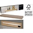 Wandplank met LED verlichting - Bruin