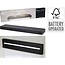Wandplank met LED verlichting - Zwart