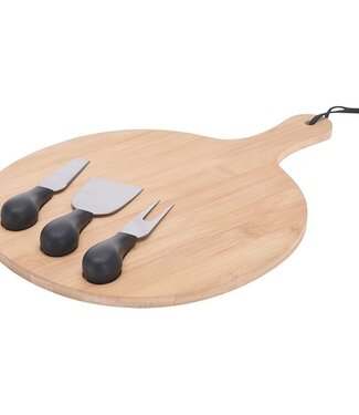 Excellent Houseware Kaasplank met 3 kaasmesjes