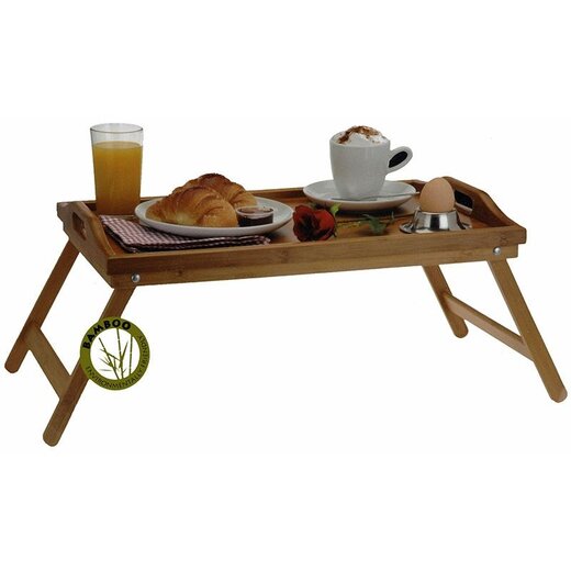 Excellent Houseware Bamboe dienblad voor op bed – 50x30cm