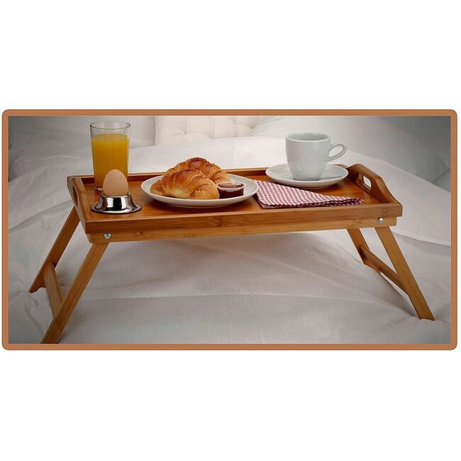 Excellent Houseware Bambus-Betttablett - 50 × 30 cm