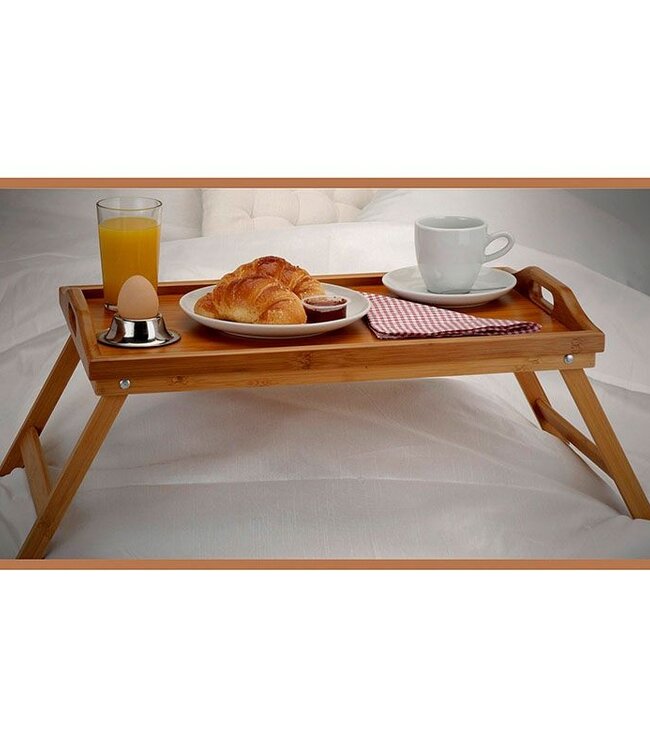 Bamboe dienblad voor op bed - 50x30cm