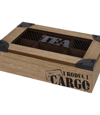 Theekist 6 vaks - Cargo