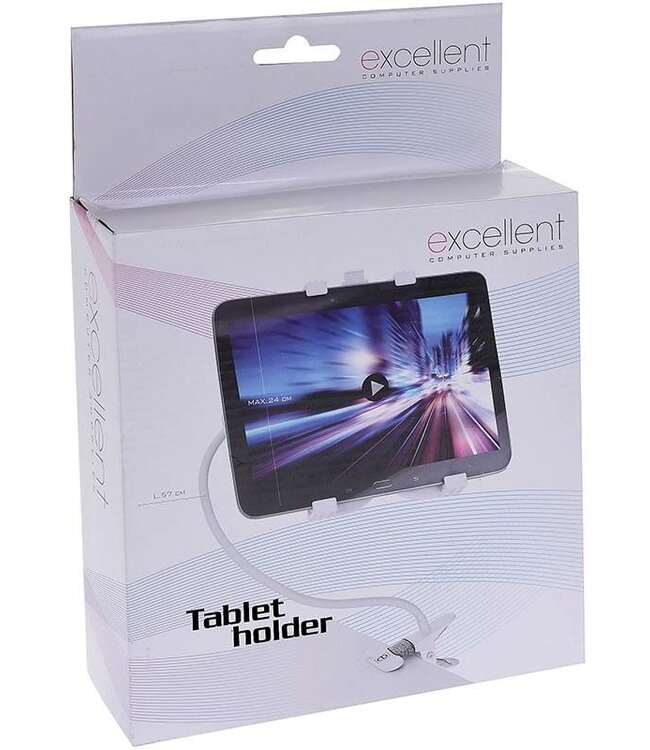 Flexibele tabletstandaard wit