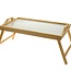 Houten dienblad voor op bed